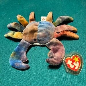 Ty Beanie Baby Claude the Crab 1996